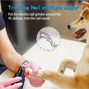 Pet Nail Grinder Professional 2 Speed Electric Rechargeable Painless On Paws